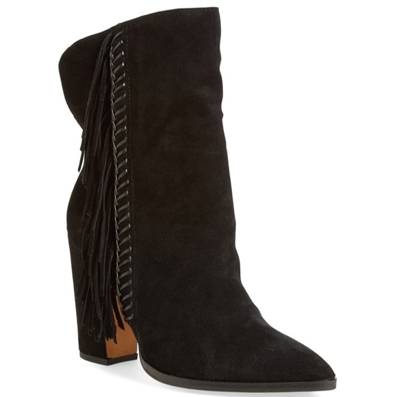 Dolce Vita Shoes - DOLCE VITA ILEEN FRINGE SUEDE BOOTS